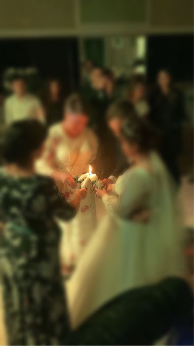 свадебные украшения. свечи «Семейный очаг»