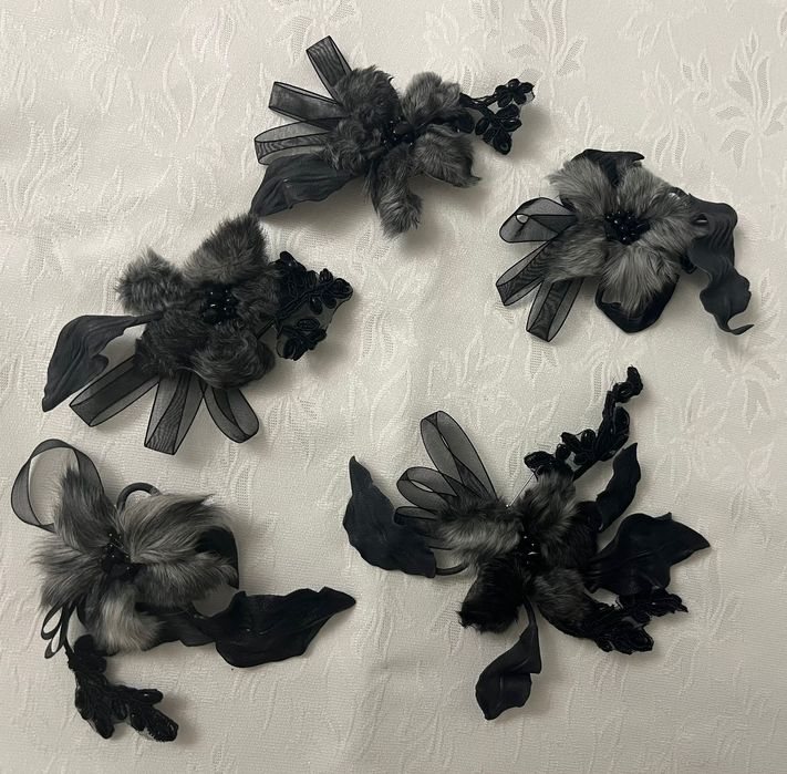 Броши из натуральных материалов