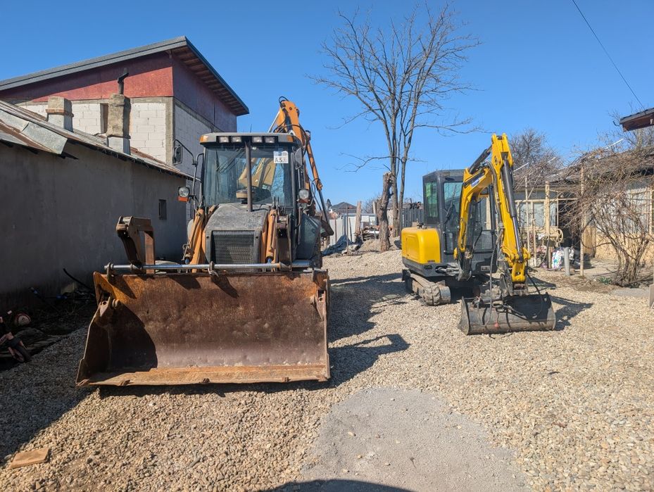 Buldoexcavator,sapaturi fose,fundatie,defrisari,demolari