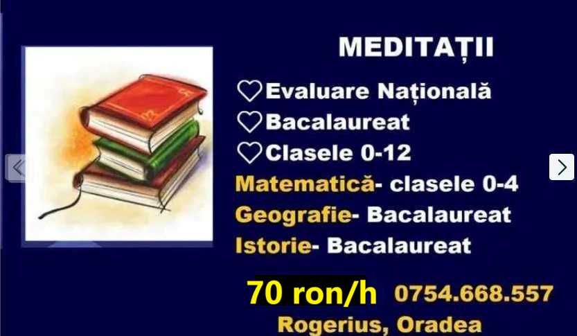 Meditații Limba și Lit Română/Istorie/Geografie(online+domiciliu)