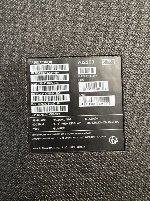 ASUS ROG Phone 6 Batman Edition Full Box Ediție Rară