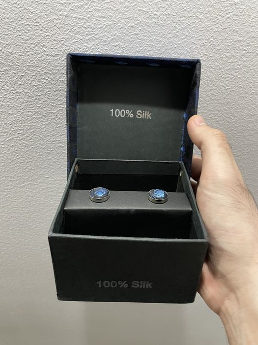 Set 100% Bumbac Cravata,Buton si batista