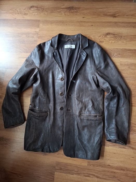 EMPORIO ARMANI мъжко кожено яке M размер.
