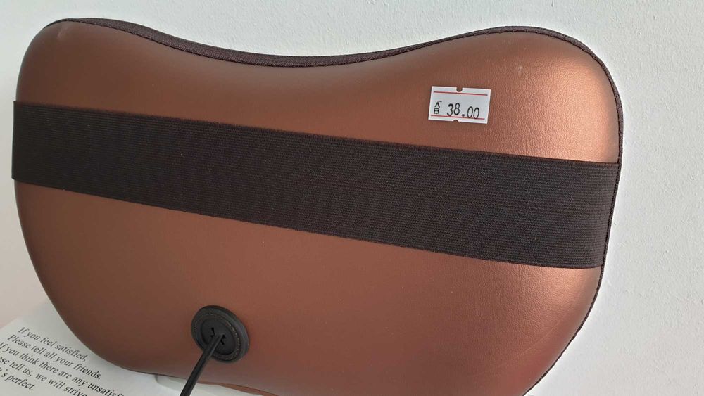 Намален от38лв-Шиацу масаж 8 глави, Възглавница масажор за кола