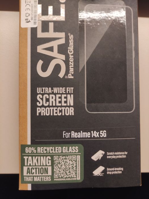 Realme 14x 5G 6GB 128 GB Peridot Green + слушалки + протектор дисплей