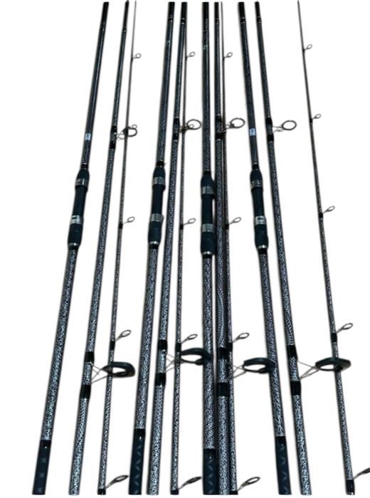 SET 4 Lansete Crap Diamant Alb 3.60 3.5Lbs din 3 Tronsoane