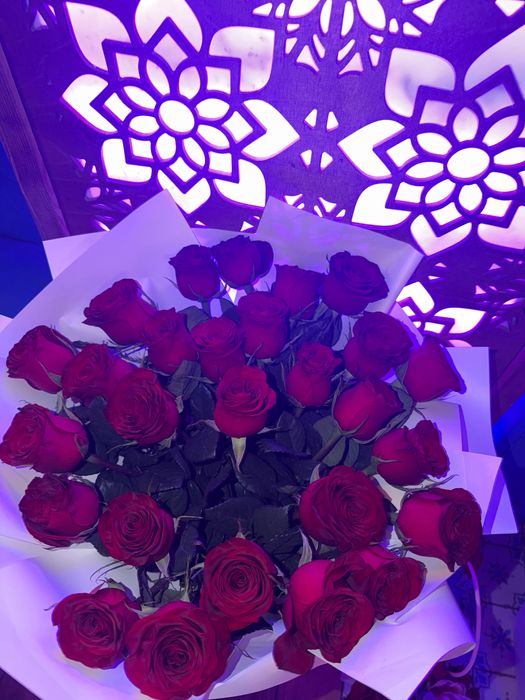 Свежий букет роз