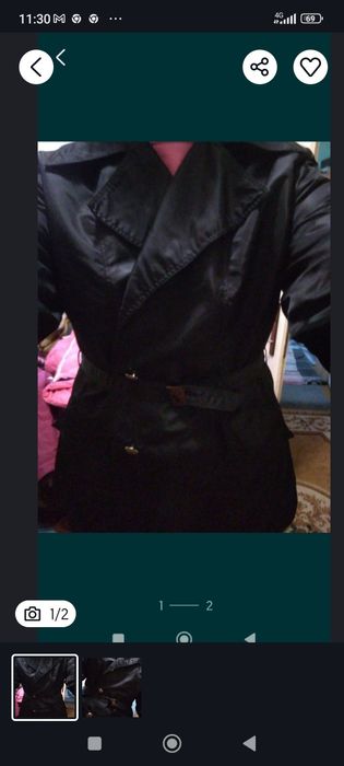 Haină impermeabila trei sferturi firma mar L