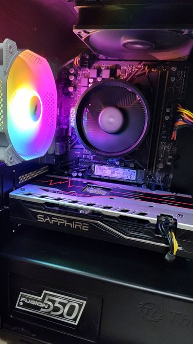 Pc gaming Rx 580/Ryzen 5 2600X/16gb ram Gta V Fortnite Cs 2