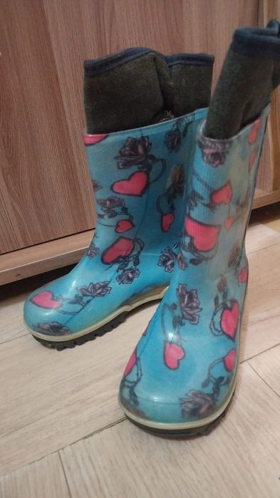 Детские резиновые сапоги