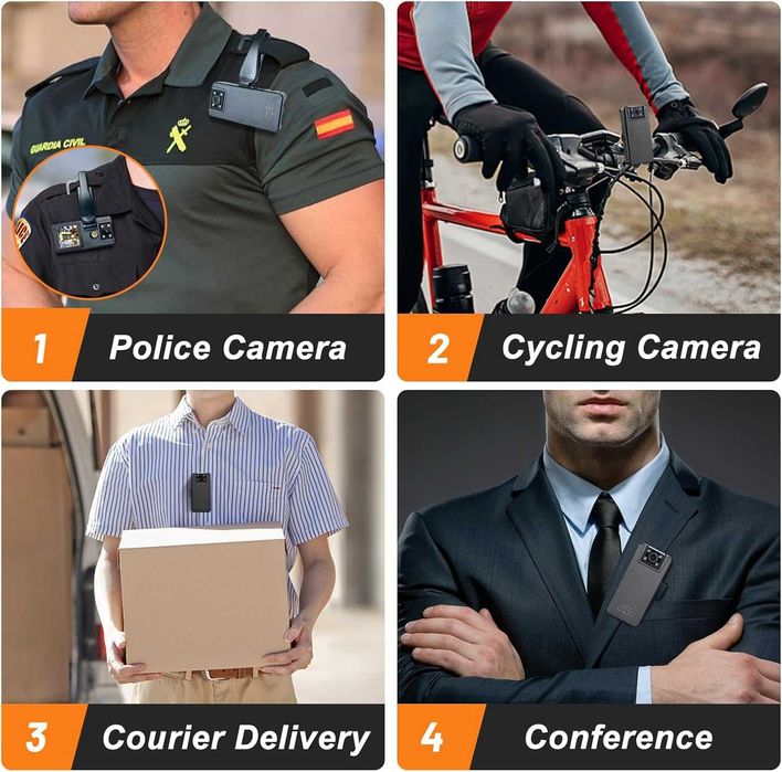 64GB Body Camera с дисплей от Hoestr A39