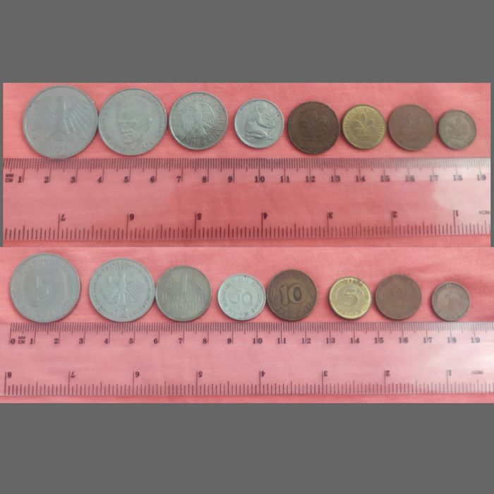 Колекция от 1 пфениг до 5 марки цена по договаряне