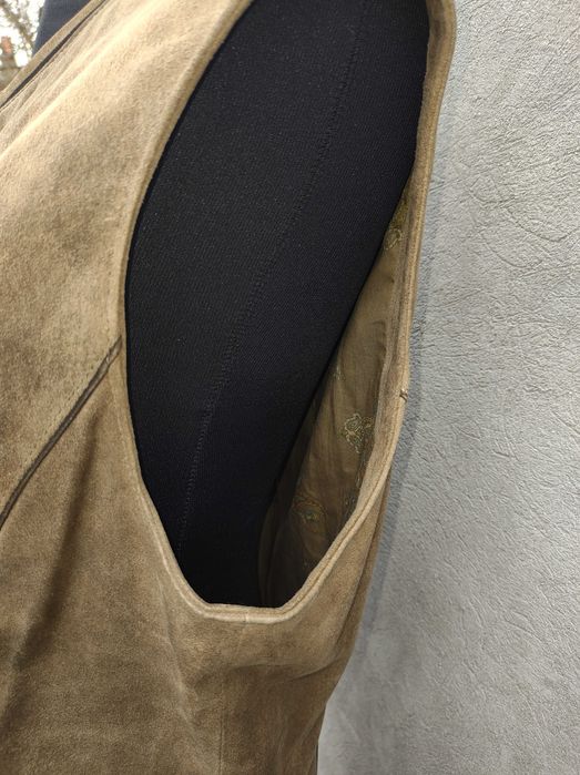 Vestă Vintage Meindl din Piele Naturală – Mărimea 38, Maro, Bavareza