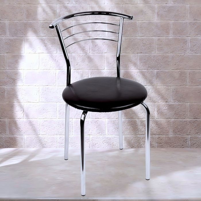 СТУЛЬЯ - 2 шт "MARCOS"(Неаполь N-20) лёгкие хромированные Чёрные

7