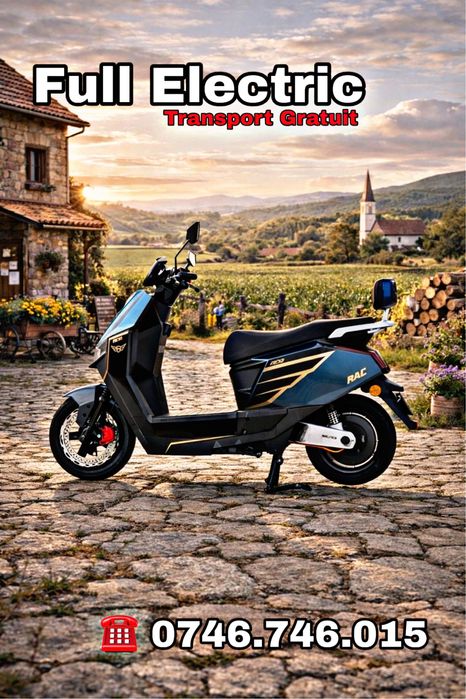 ‼️ Scuter Electric nou ‼️ FARA PERMIS ‼️ IN RATE ‼️Livrare Gratuita