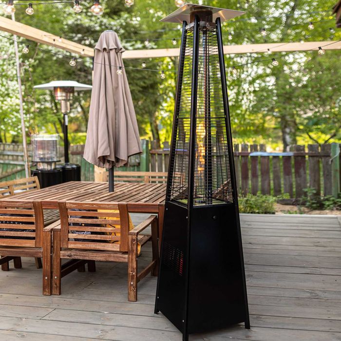 Инфракрасный уличный газовый камин обогреватель pechka