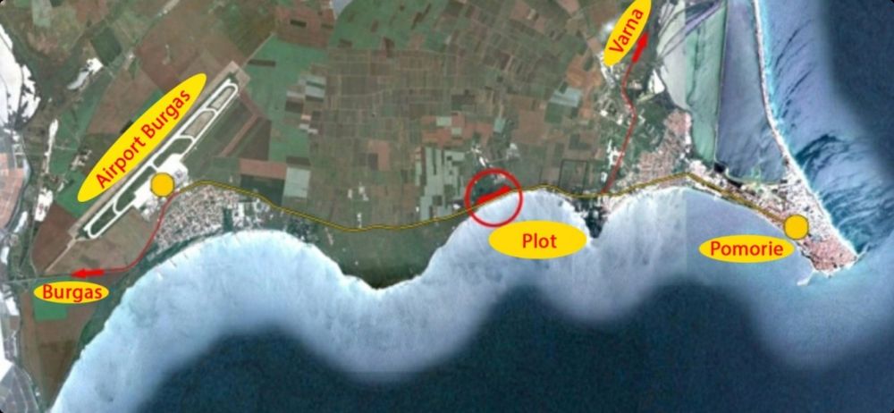 Продава се Парцел в Поморие - 2333 кв.м за 110 €/кв.м - Снимка #5