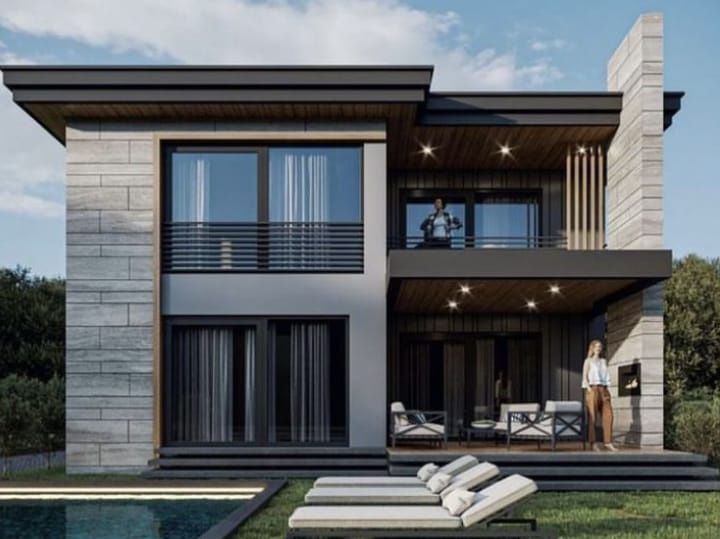 vand case pe structura metalica