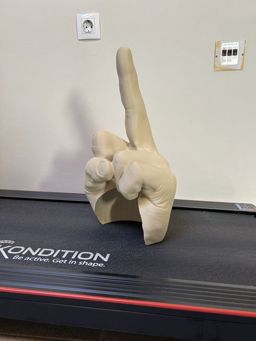 Каска среден пръст аксесоар/декор