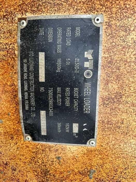 Dezmembrez incarcator frontal YTO ZL50 D - II-piese de schimb YTO