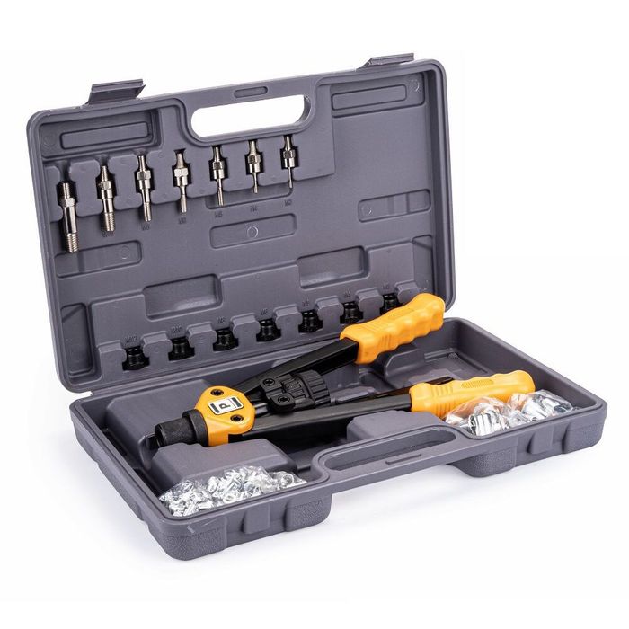 Pistol, cleste profesional pentru piulite nituibile, M3 - M12, 110