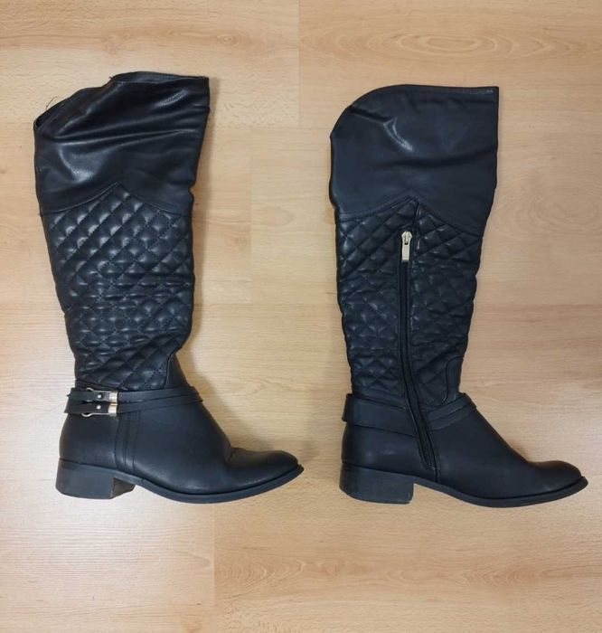 Дамски ботуши от естествена кожа