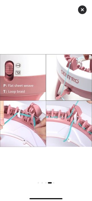 Плетачна машина Sentro за ръчно плетиво 34x19.5 см 48 игли