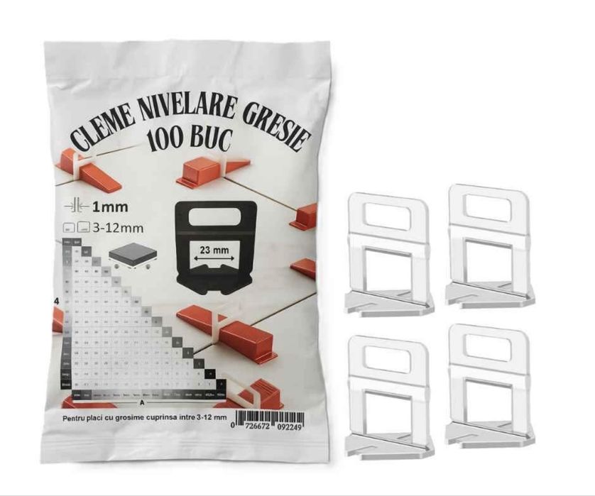 Clipsuri pentru nivelare placi ceramice