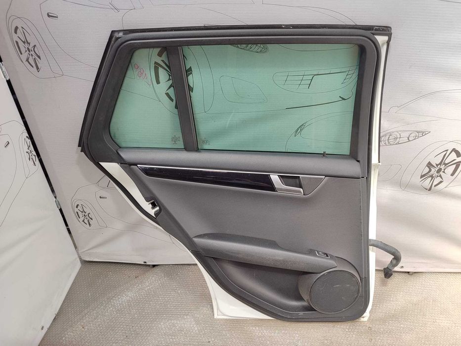 Ușă Spate Stânga Mercedes-Benz C-Class W204 Sedan Alb Cod Culoare 149 Polar White 2013 / [2007-2014] / A2047302300 (1E)