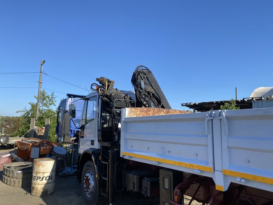 Iveco eurocargo 17e23 cu macara Hiab