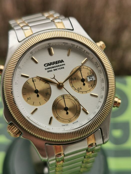 Ceas Carerra vintage mecanism rar swiss