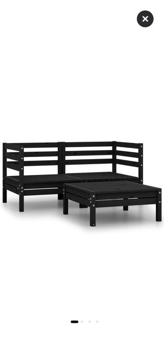 Set mobilier de gradina, 3 piese