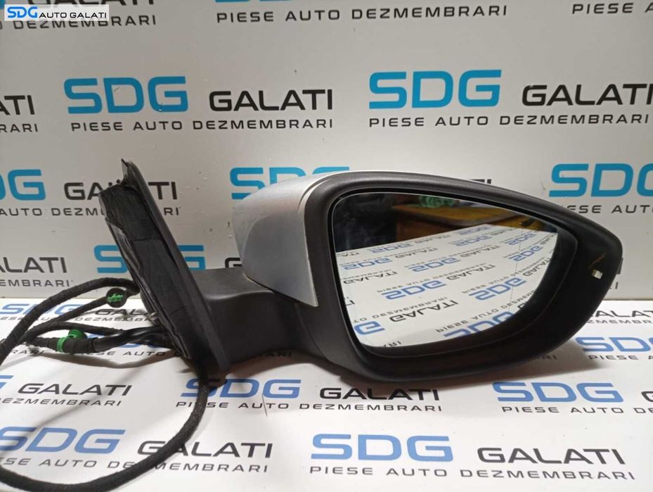 Oglinda Dreapta Electrica FARA Pliere Rabatare cu Lumina Ambientala VW Passat B7 2010 - 2015 Culoare LA7W [M3833]