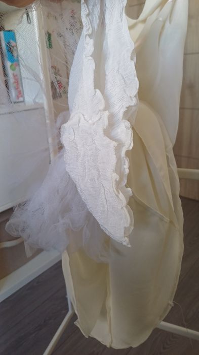 Rochie eleganta fete fetite voal dantela paiete invarticioase 5ani 116