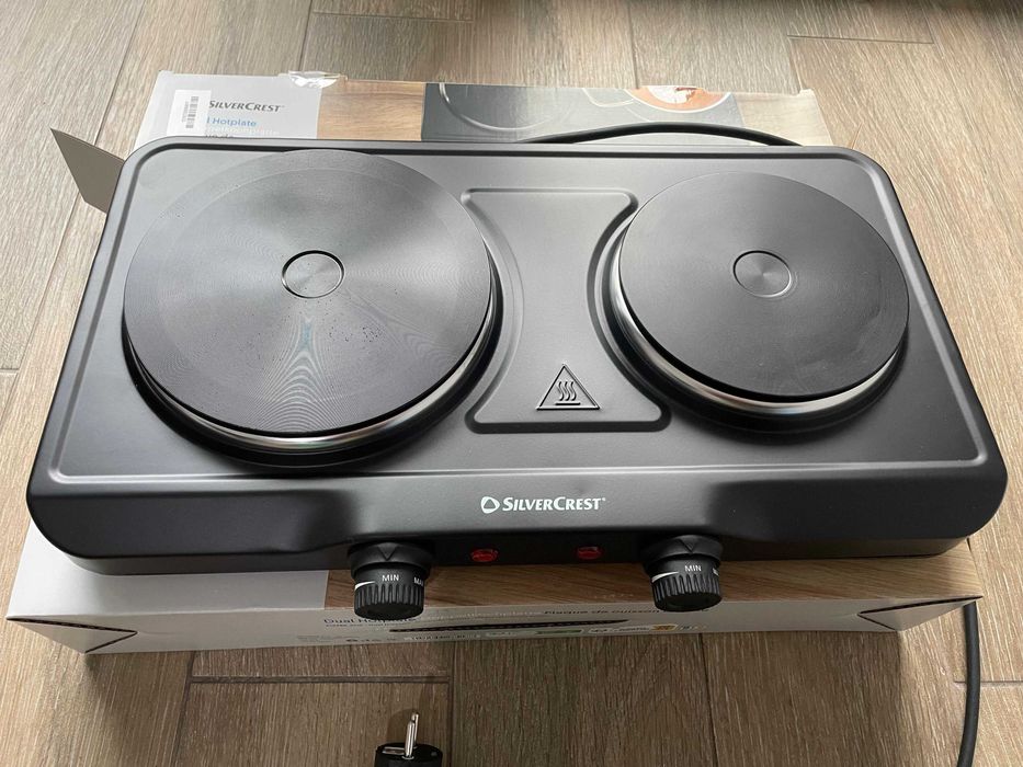Plită electrică dublă SilverCrest 2500W – Nouă, neutilizată, în cutie