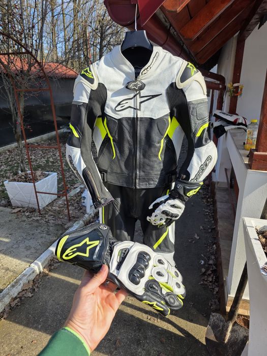 Costum moto si manusi ALPINESTARS  S-M 46-48