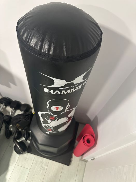 Sac de box cu suport Hammer Sparring Pro - stare excelentă