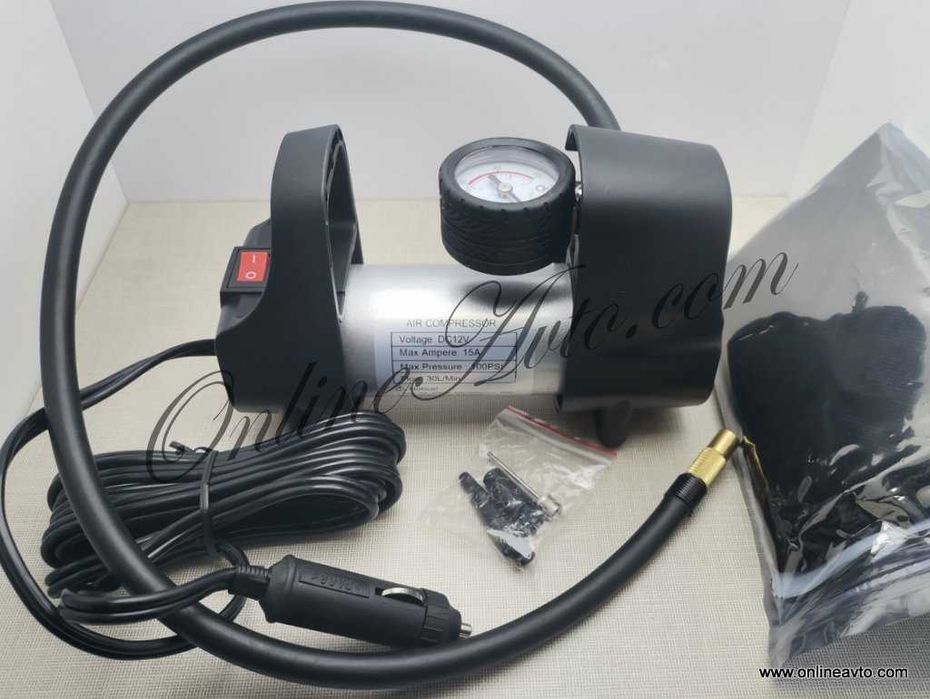 Висок клас Метален компактен компресор за гуми 100PSI 30 литра/мин