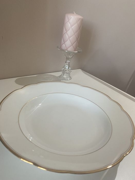 Баварски порцелан със ЗЛАТЕН кант! 12 броя! ЦЕНА:140ЛВ