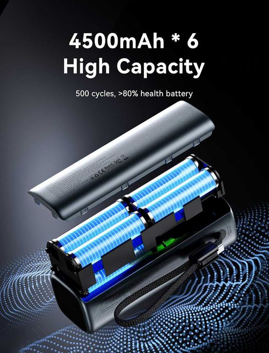 Мощна външна батерия за лаптоп VENTION 200W 27000mAh (Нова)