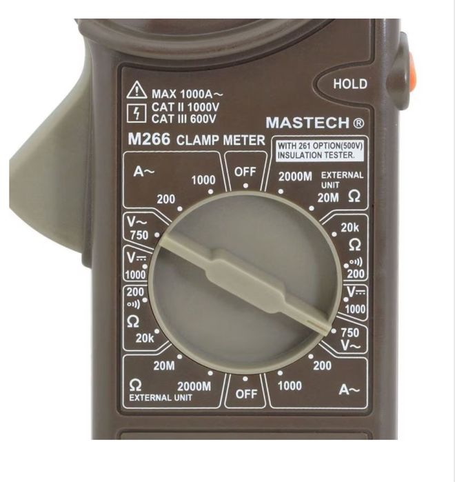 Vand Cleste ampermetric si multimetru, SMA Mastech M 266, 1000A