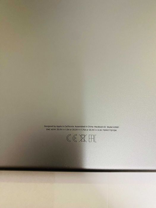 MacBook Air 13 2022, Apple M2, 8GB RAM, 256GB SSD, Space Grey, 89% BH