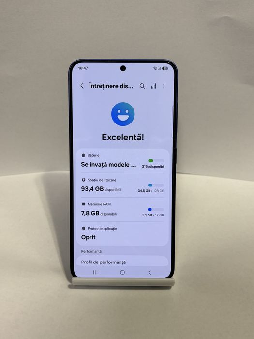 MDM vinde: Samsung S25, 128GB, BlueBlack.