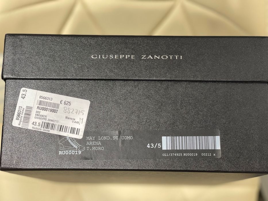 Giuseppe Zanotti ботинки 43,5 р-р