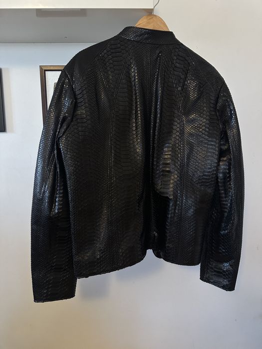 Jacheta piele naturala piton