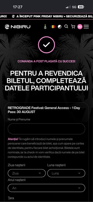 10 biletele la retrograde festival nibiru 30 august!!! URGENT