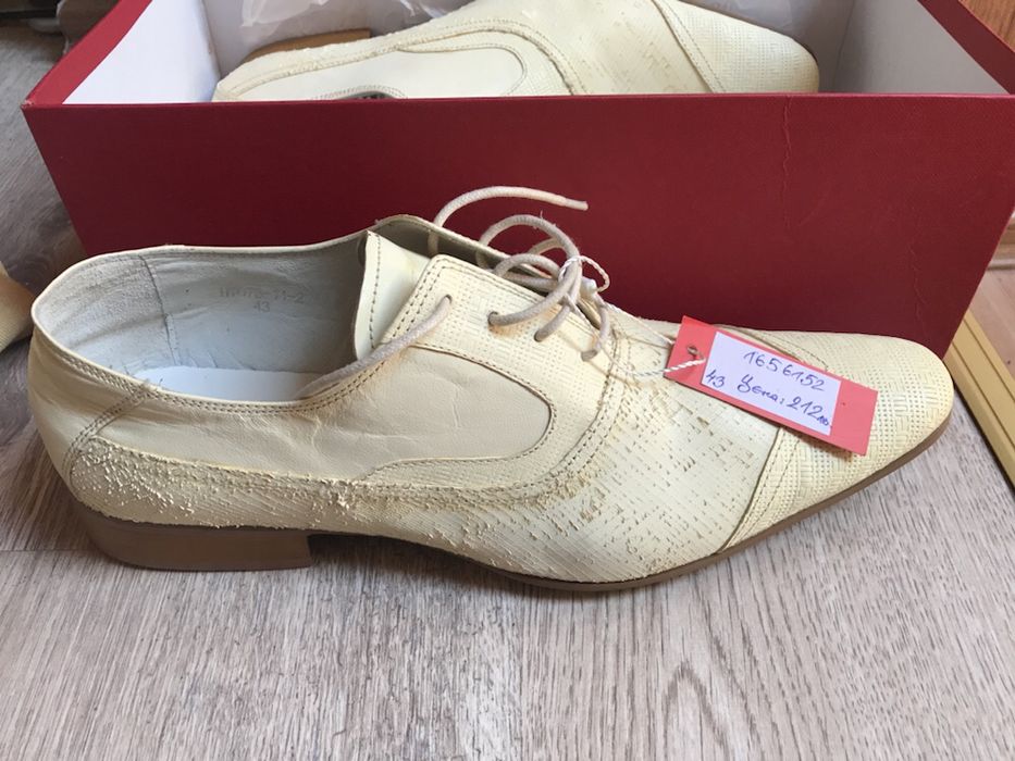 Нови мъжки обувки от естествена кожа Denyl