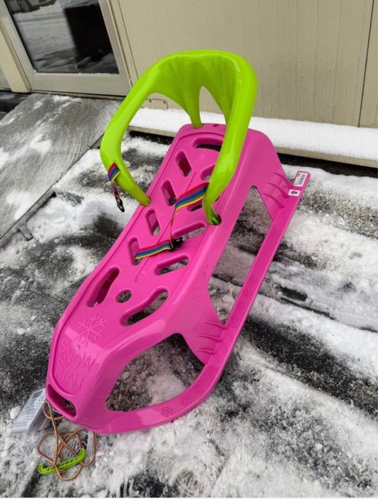 Sanie din plastic cu spatar