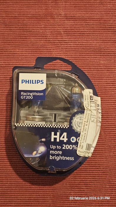 Bec h4 Philips racing vizion gt 200
