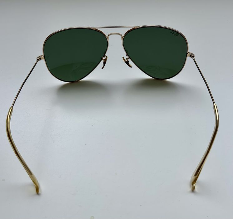 Ray Ban RB3025  Large Metal 62-14 Оригинални G15 зелени лещи